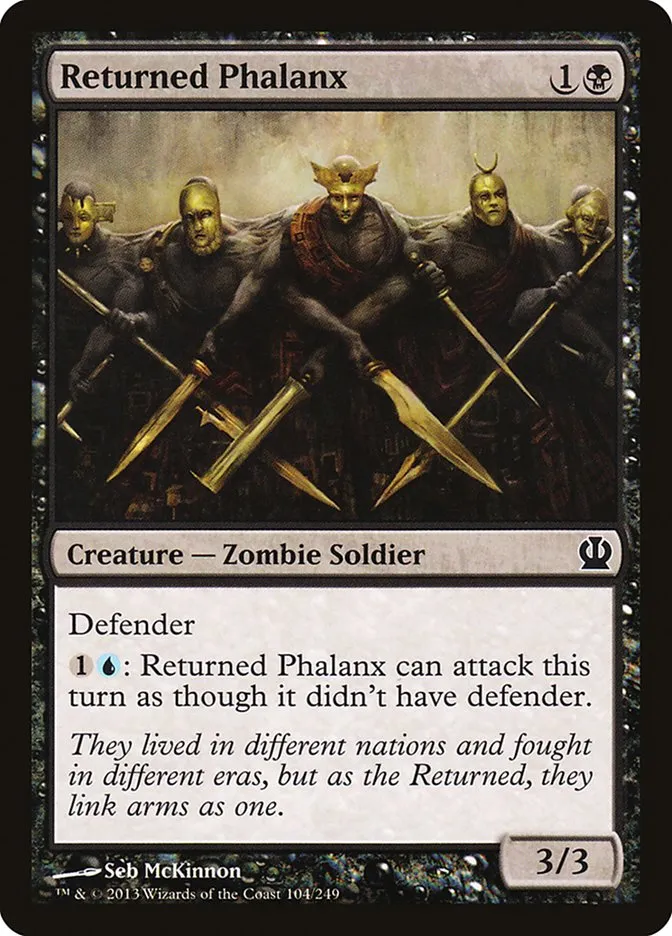 2013 Theros Returned Phalanx common #104 common card image