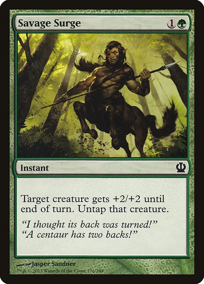 2013 Theros Savage Surge #176 common card image