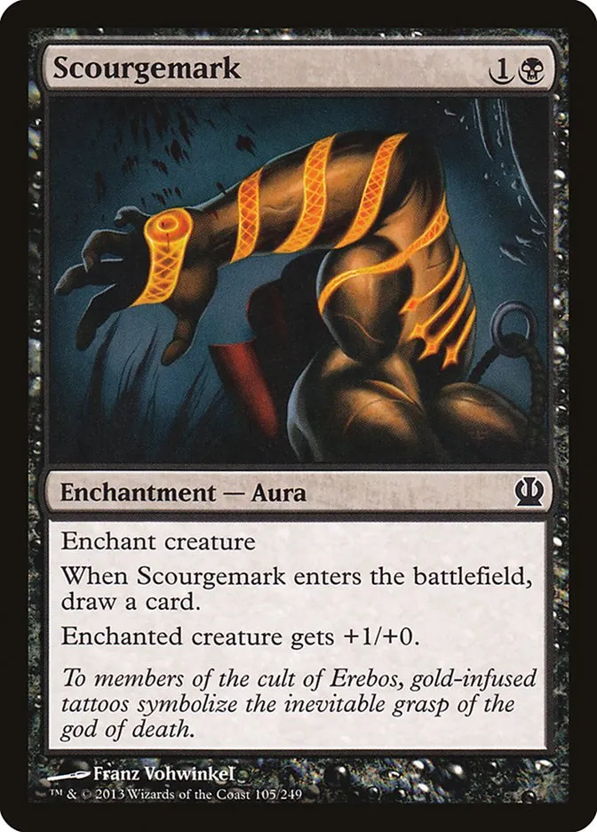 2013 Theros Scourgemark common #105 common card image