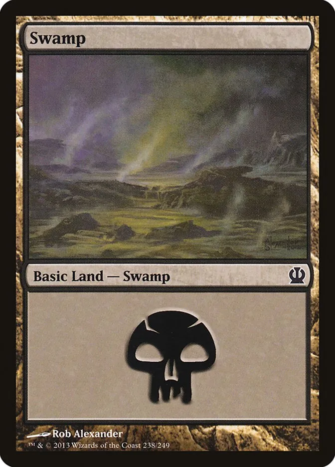 2013 Theros Swamp common #238 common card image