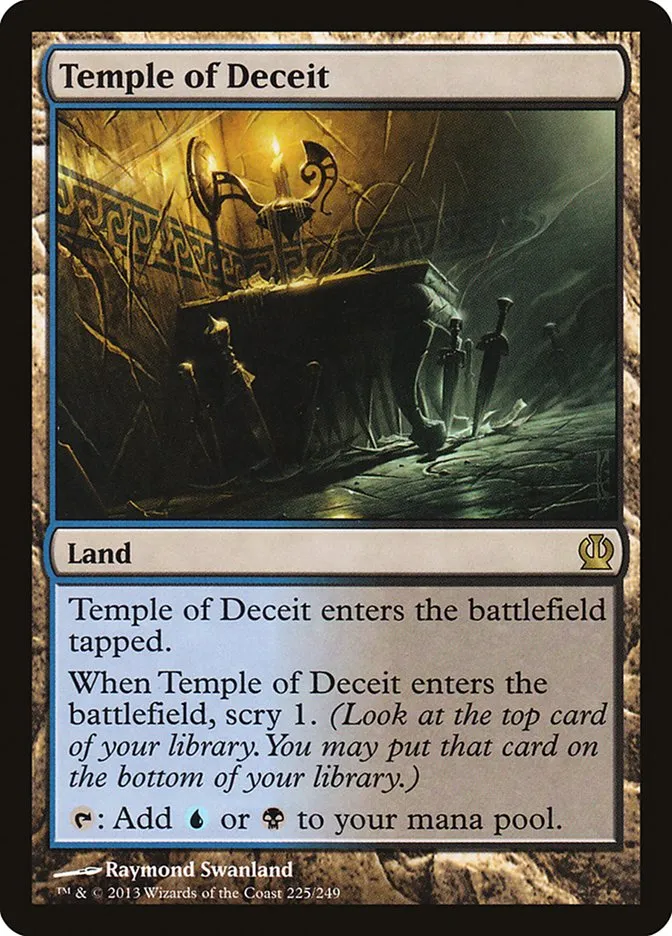 2013 Theros Temple of Deceit #225 rare card image
