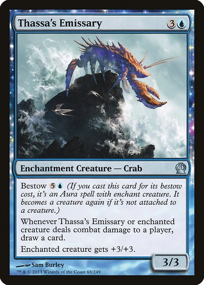 2013 Theros Thassa's Emissary [Foil] uncommon #68 uncommon card image