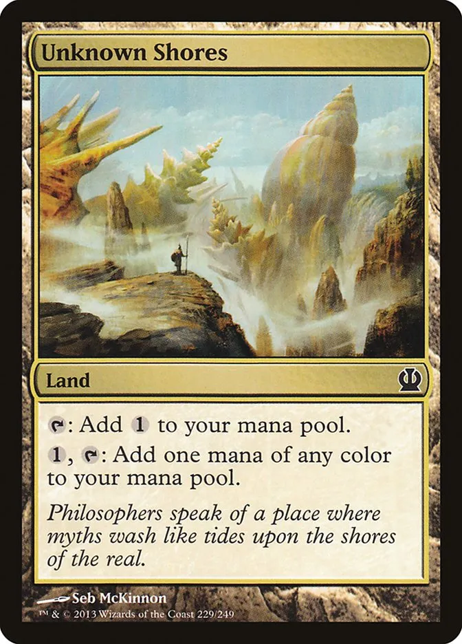 2013 Theros Unknown Shores #229 common card image
