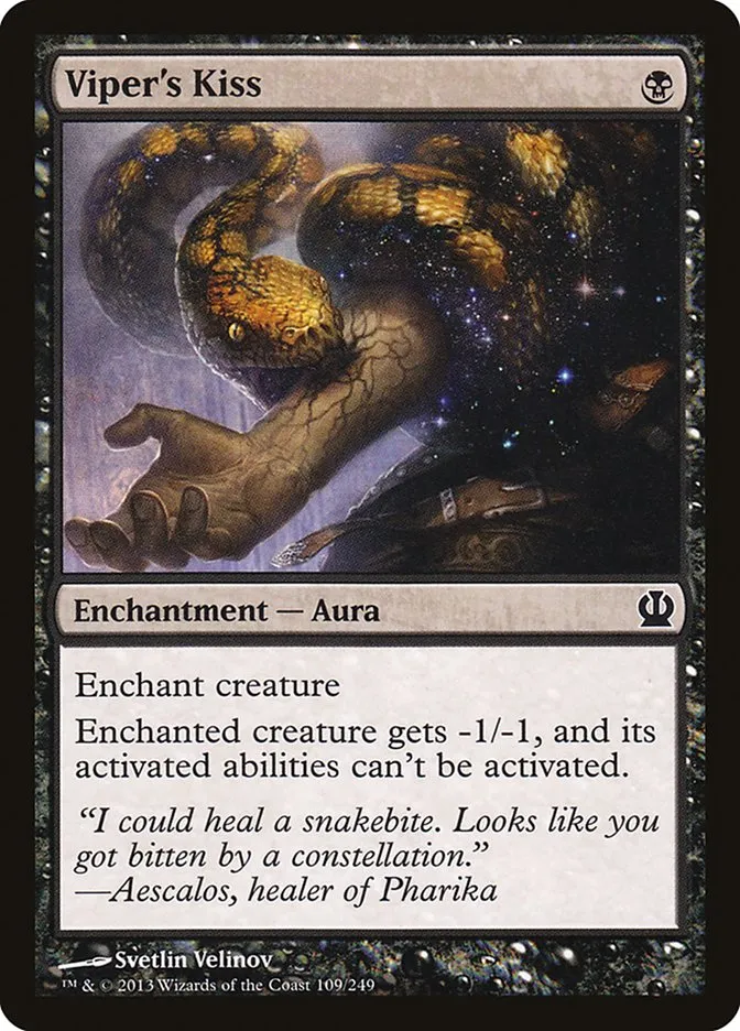2013 Theros Viper's Kiss common #109 common card image