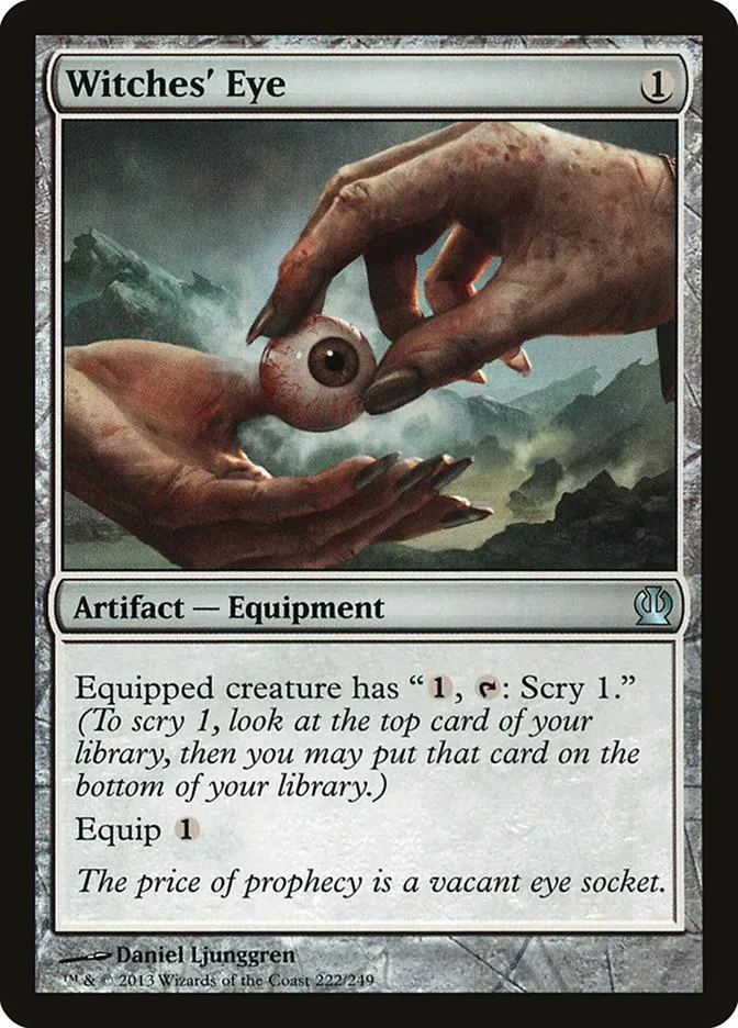 2013 Theros Witches' Eye #222 uncommon card image
