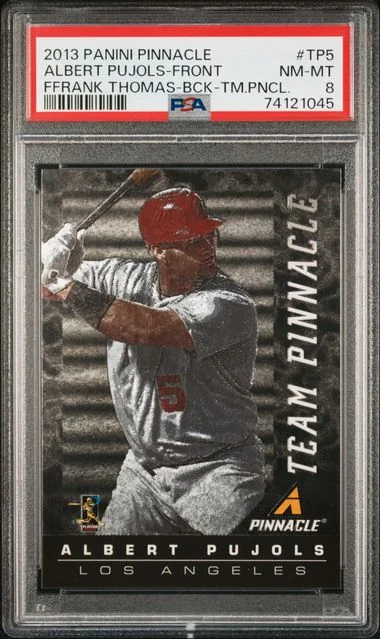 2013 Panini Albert Pujols/Frank Thomas Pinnacle Team Pinnacle #TP5 card image