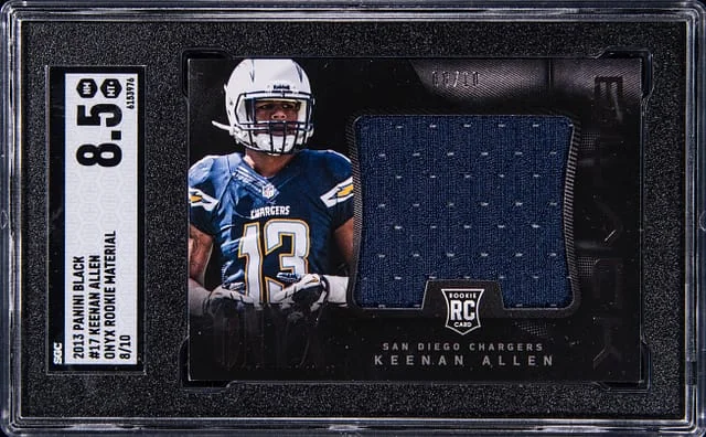 2013 Panini Black Keenan Allen Onyx Material #17 card image