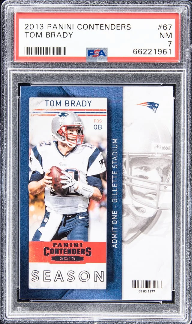 2013 Panini Contenders Tom Brady #67 card image
