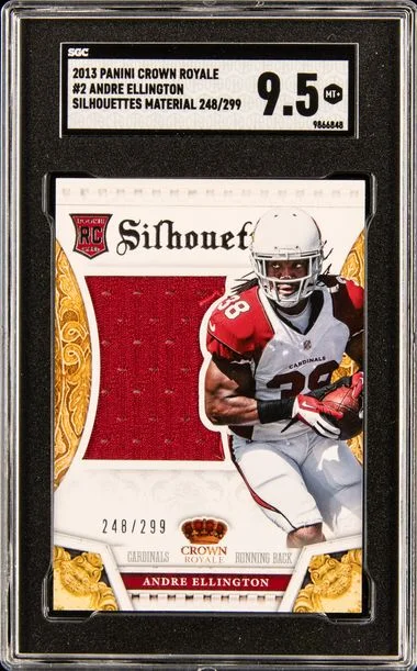 2013 Panini Crown Royale 2 Andre Ellington Silhouettes Material #248/299 card image