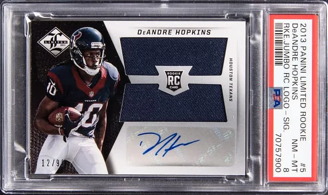2013 Panini DeAndre Hopkins Limited Jumbo Logo Signature #5 card image
