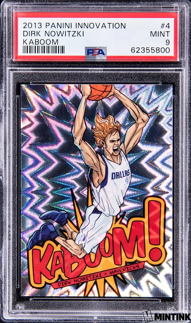 2013 Panini Dirk Nowitzki Innovation Kaboom! #4 card image