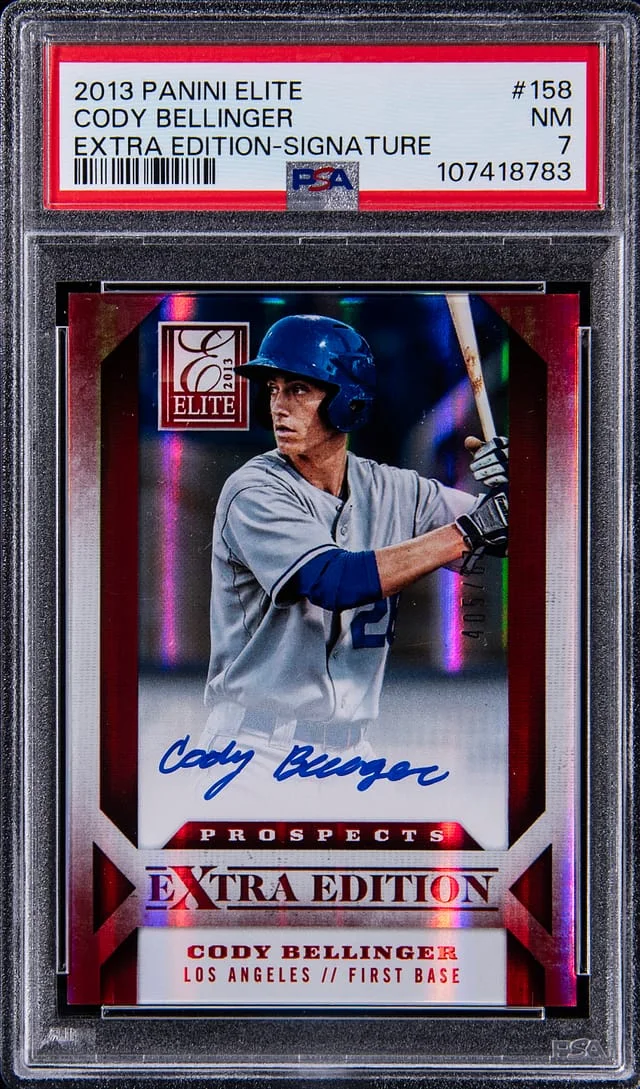 2013 Panini Donruss Elite Extra Edition Cody Bellinger Signature #158 card image