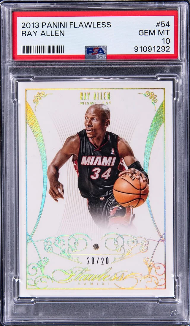 2013 Panini Flawless Ray Allen Diamond #54 card image