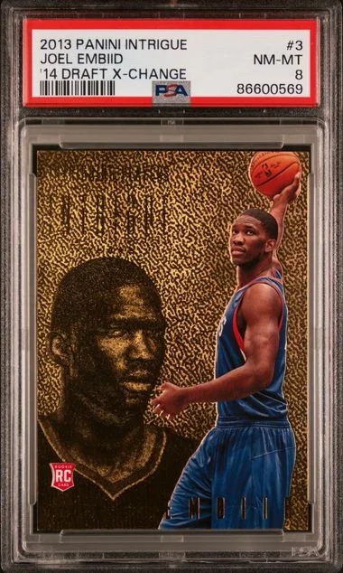 2013 Panini Joel Embiid Intrigue '14 Draft X-Change #3 card image