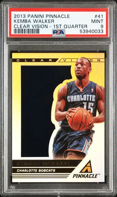 2013 Panini Kemba Walker Pinnacle Clear Vision #41 card image