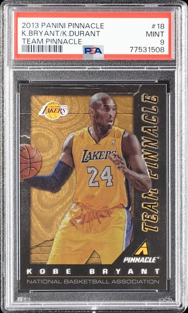 2013 Panini Kevin Durant/Kobe Bryant Pinnacle Team Pinnacle #18 card image