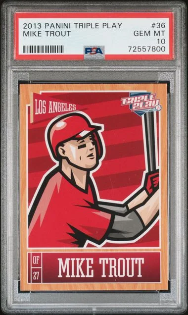 2013 Panini Mike Trout Triple Play #36 card image