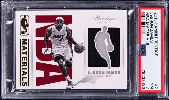 2013 Panini Prestige Lebron James Nba Materials #2 card image