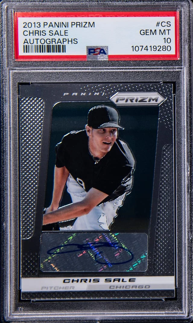 2013 Panini Prizm Chris Sale Autograph #CS card image