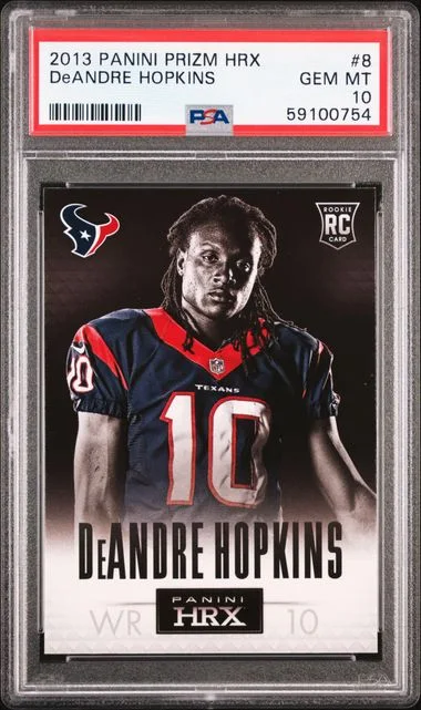 2013 Panini Prizm Deandre Hopkins Hrx #8 card image