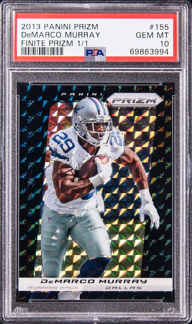 2013 Panini Prizm DeMarco Murray Finite Prizm #155 card image