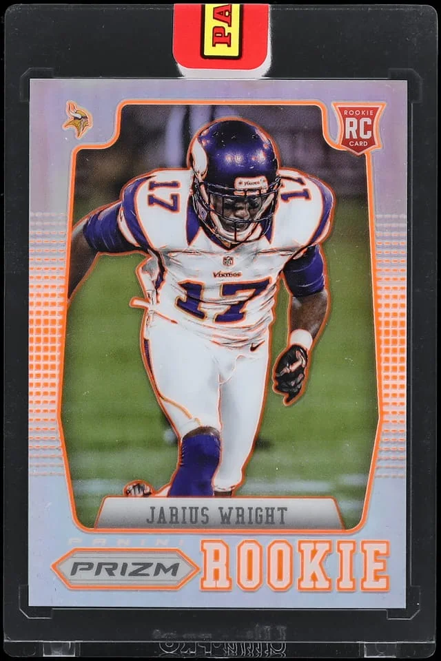 2013 Panini Prizm Jarius Wright In Original Box - Panini Encased Pylon Parallel #215 card image