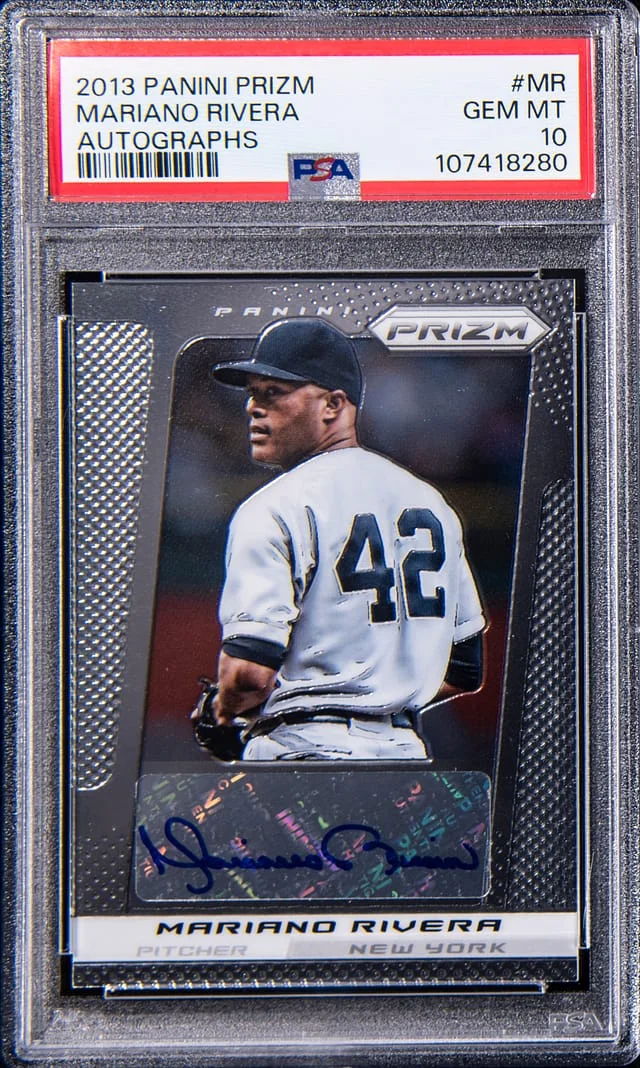 2013 Panini Prizm Mariano Rivera Autograph #MR card image
