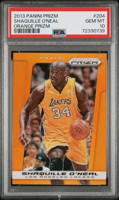 2013 Panini Prizm Shaquille O'Neal Orange Prizm #204 card image