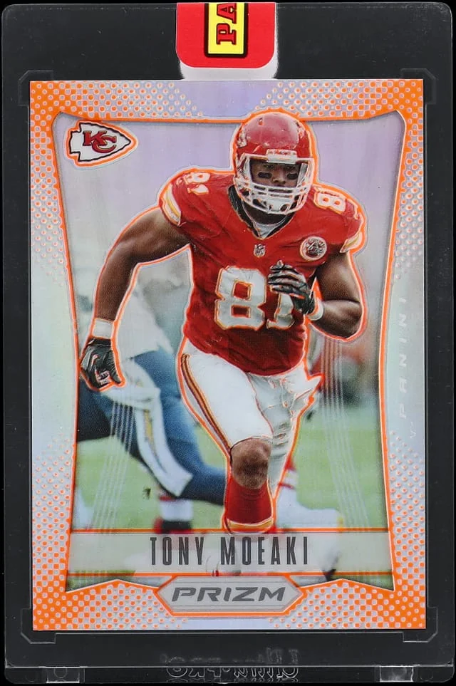 2013 Panini Prizm Tony Moeaki In Original Box - Panini Encased Pylon Parallel #94 card image