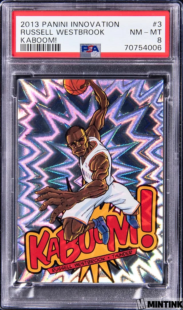 2013 Panini Russell Westbrook Innovation Kaboom! #3 card image