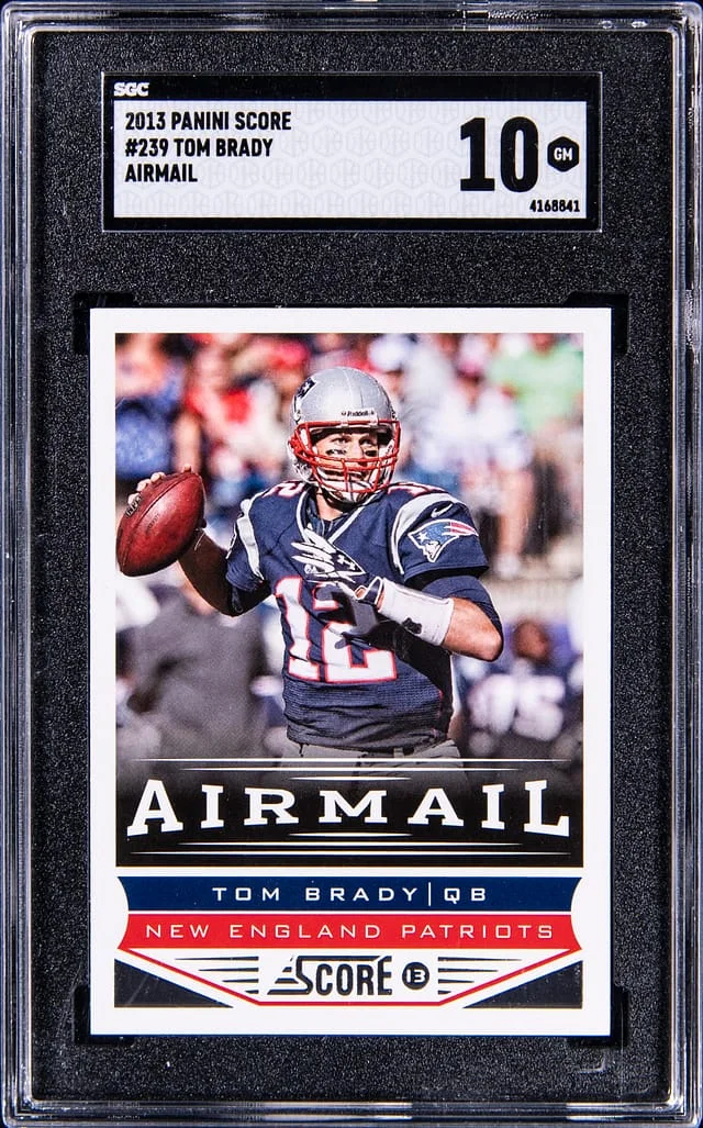 2013 Panini Score Tom Brady Airmail #239 card image