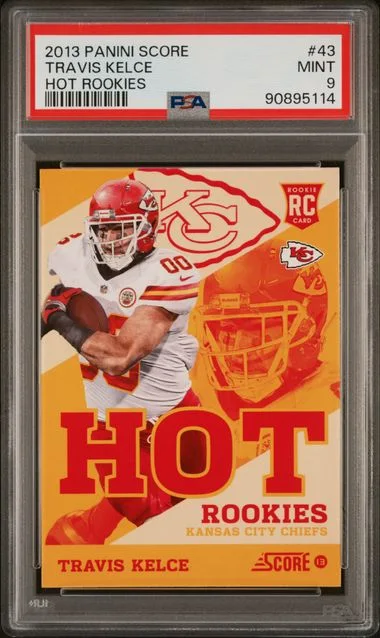 2013 Panini Score Travis Kelce Hot Rookies #43 card image