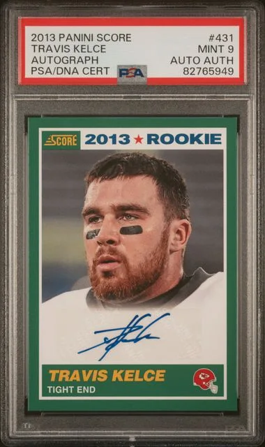 2013 Panini Score Travis Kelce Autograph #431 card image