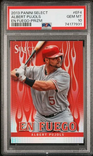 2013 Panini Select Albert Pujols En Fuego #EF4 card image