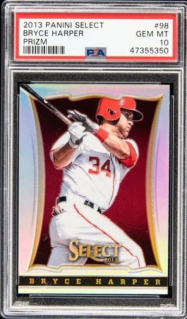2013 Panini Select Bryce Harper Prizm #98 card image