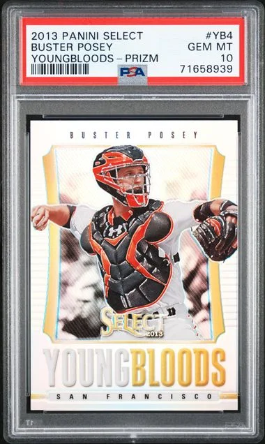 2013 Panini Select Buster Posey Youngbloods Prizm #YB4 card image