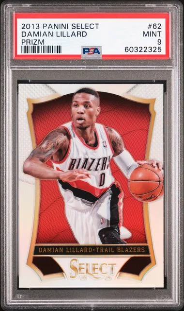 2013 Panini Select Damian Lillard Prizm #62 card image