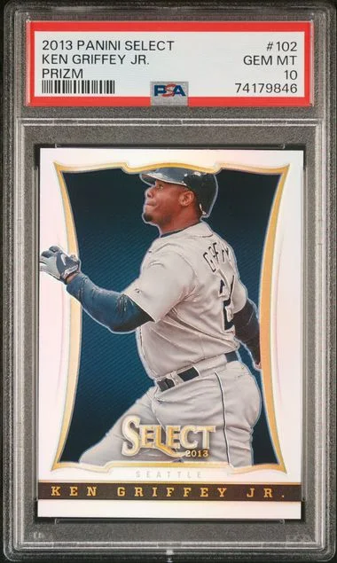 2013 Panini Select Ken Griffey Jr. Silver Prizm #102 card image