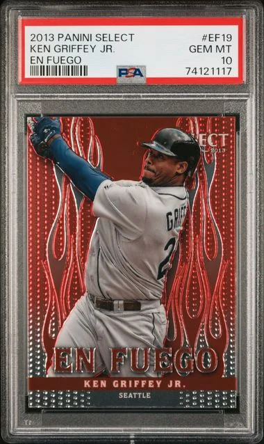 2013 Panini Select Ken Griffey Jr. En Fuego #EF19 card image