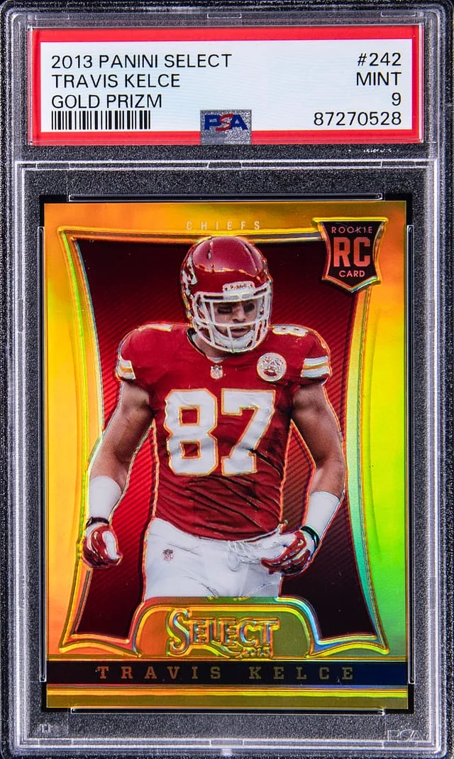2013 Panini Select Travis Kelce Autograph Prizm #242 card image