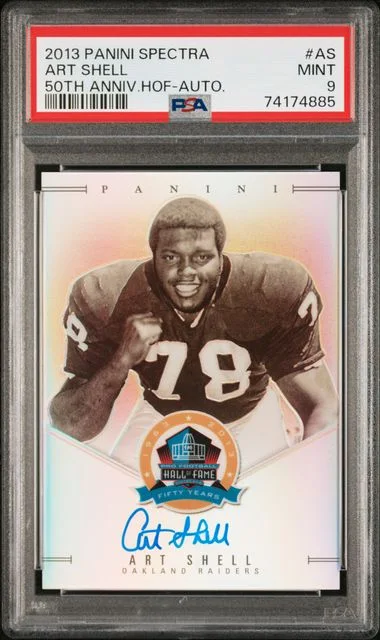 2013 Panini Spectra Art Shell 50Th Anniversary Hall Of Fame #AS card image