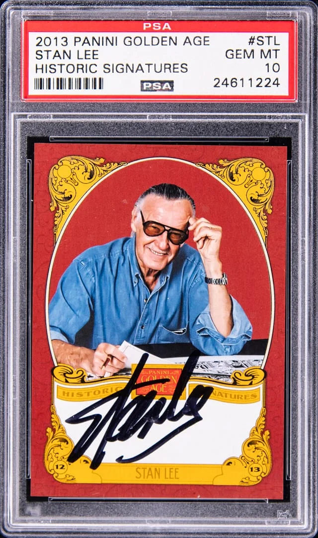 2013 Panini Stan Lee Golden Age Historic Signatures #STL card image