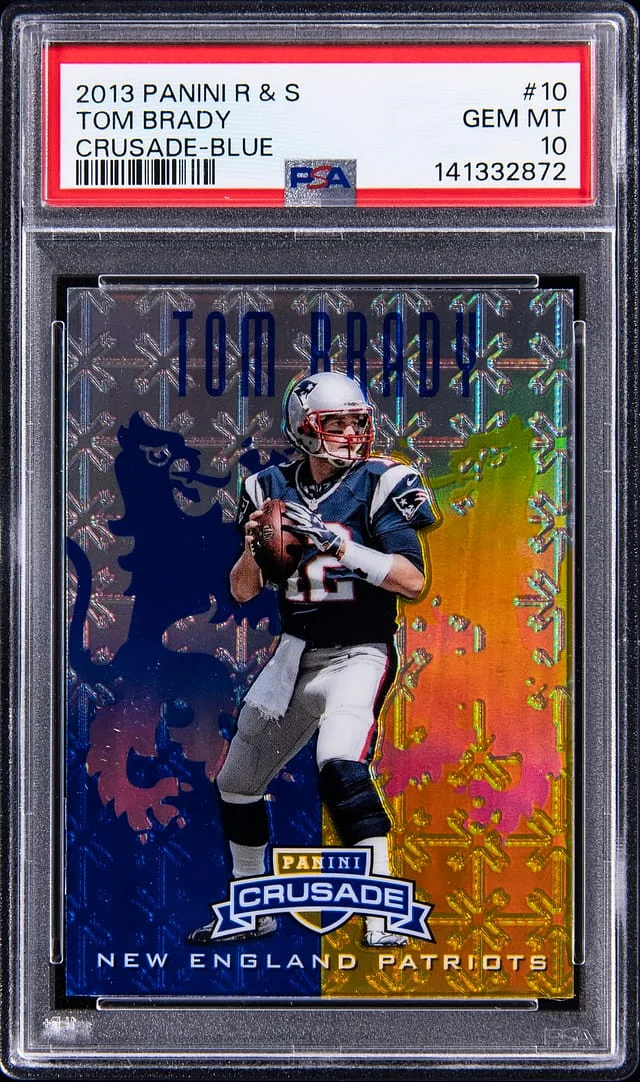 2013 Panini Tom Brady Rookies & Stars Crusade Red #10 card image