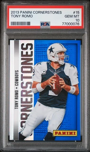 2013 Panini Tony Romo Cornerstones #15 card image