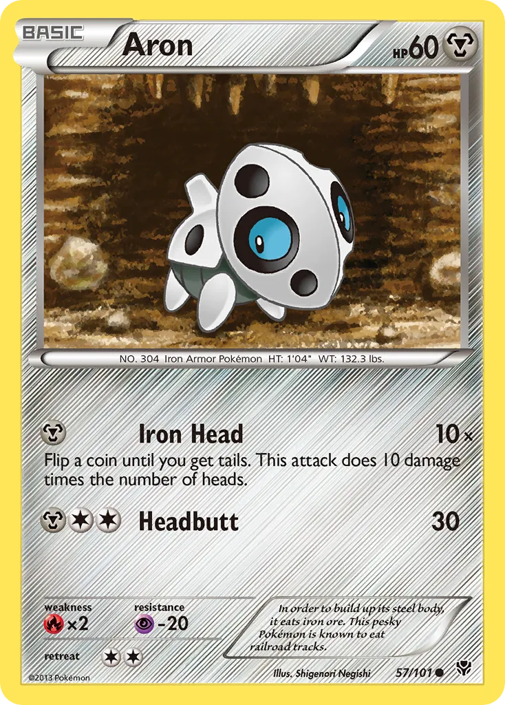 2013 Plasma Blast Aron Common #057/101 Common card image