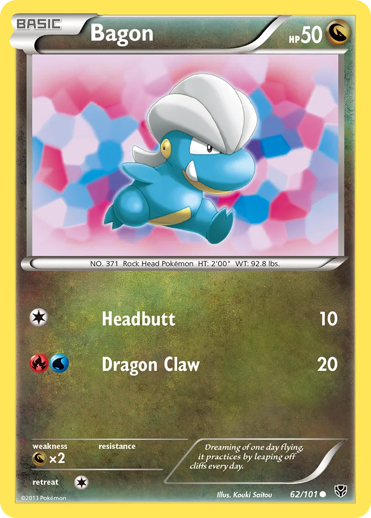 2013 Plasma Blast Bagon Common #062/101 Common card image