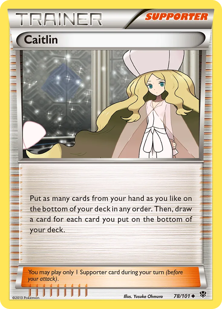 2013 Plasma Blast Caitlin Uncommon #078/101 Uncommon card image