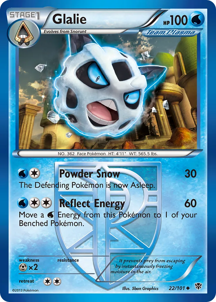 2013 Plasma Blast Glalie #022/101 Uncommon card image