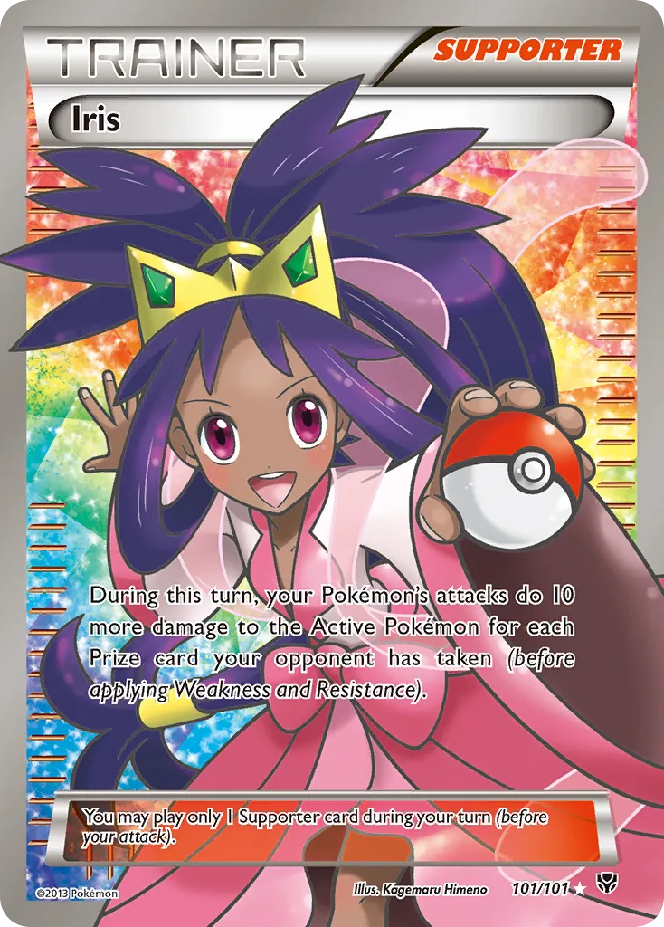 2013 Plasma Blast Iris Uncommon #081/101 Uncommon card image