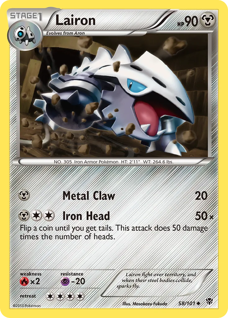 2013 Plasma Blast Lairon Uncommon #058/101 Uncommon card image